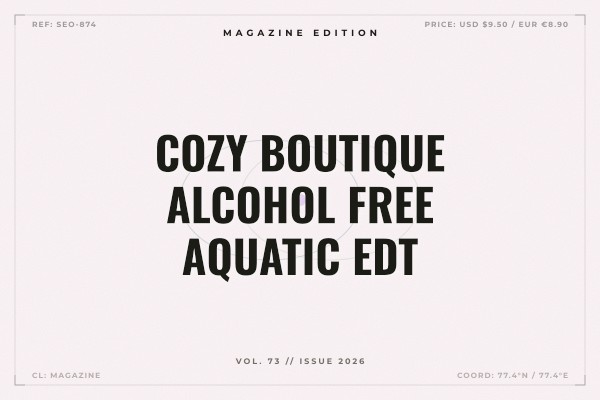 cozy boutique alcohol free aquatic edt