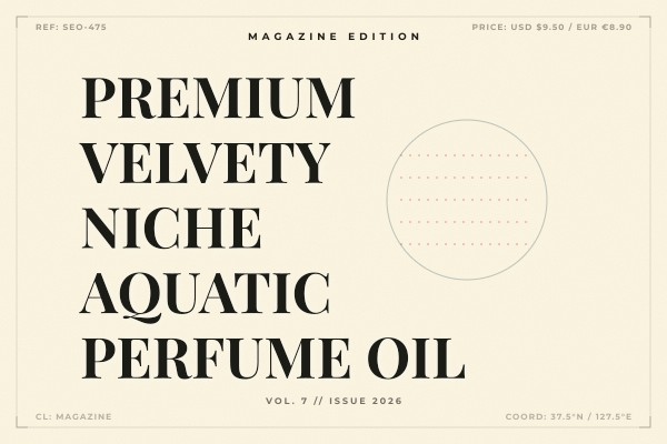 premium velvety niche aquatic perfume oil